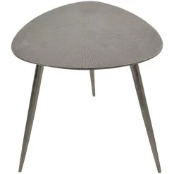 Shine Bijzettafel Brush - Aluminium - Grijs