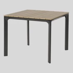 Arezzo Tuintafel Vierkant - Hout - Bruin -Beroemde Tuinmeubel Winkel 1000088280 0101