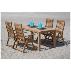 Exotan Verstelbare Tuinstoel Comfort - Teak - Naturel - 109x74x58 7 Exotan Verstelbare Tuinstoel Comfort - Teak - Naturel - 109x74x58 -Beroemde Tuinmeubel Winkel 1000088947 0102