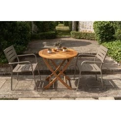 Exotan Inklaptafel Tuin Folding - Teak - Naturel - 75x80x80 9 Exotan Inklaptafel Tuin Folding - Teak - Naturel - 75x80x80 -Beroemde Tuinmeubel Winkel 1000088981 0103