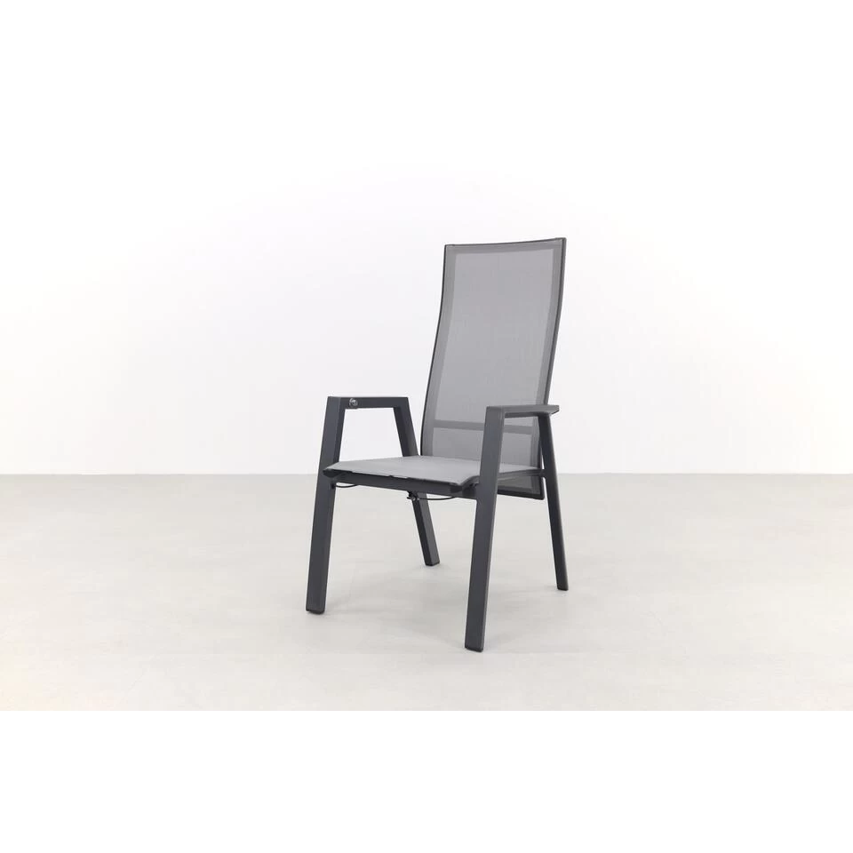 VDG Azoren Loungestoel Verstelbaar - Antraciet 6 VDG Azoren Loungestoel Verstelbaar - Antraciet - Afbeelding 4