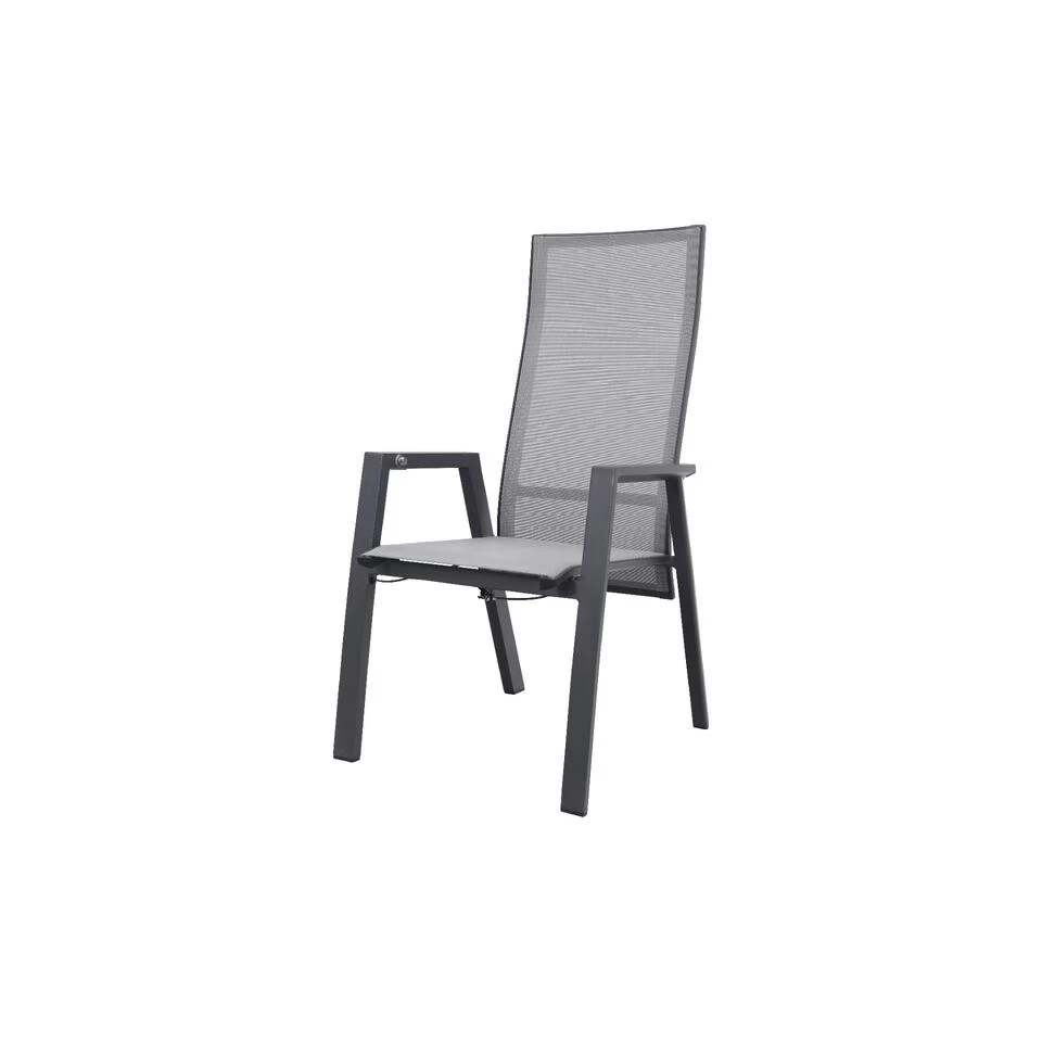 VDG Azoren Loungestoel Verstelbaar - Antraciet 3 VDG Azoren Loungestoel Verstelbaar - Antraciet