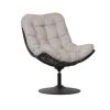 Woood Swivel Loungestoel Zwart -Beroemde Tuinmeubel Winkel 1000091741