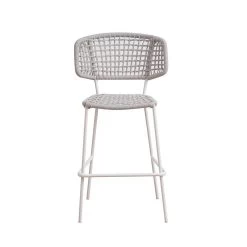 Barkruk Buiten Leslie Touw Wit - 56x58x109 Cm - Touw - Wit 8 Barkruk Buiten Leslie Touw Wit - 56x58x109 Cm - Touw - Wit -Beroemde Tuinmeubel Winkel 1000092402 0102