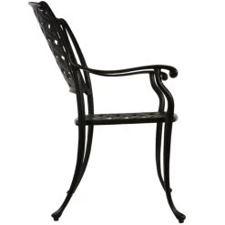 Tuinstoel Westminster - Aluminium - Zwart -Beroemde Tuinmeubel Winkel 1000093879 0103