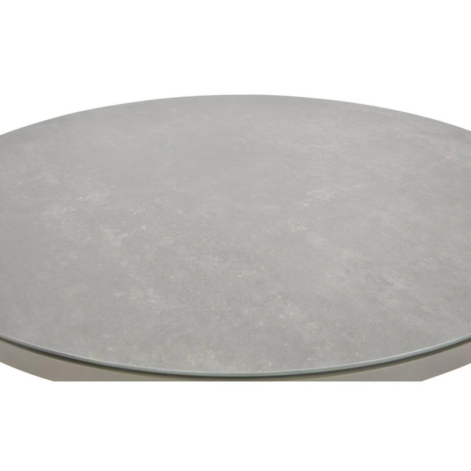 Mojito Tuintafel Rond - Glas - Taupe 4 Mojito Tuintafel Rond - Glas - Taupe - Afbeelding 2