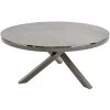 Mojito Tuintafel Rond - Glas - Taupe 2 Mojito Tuintafel Rond - Glas - Taupe -Beroemde Tuinmeubel Winkel 1000094369