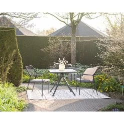 Garden Impressions Ross Tuinstoel - Zwart -Beroemde Tuinmeubel Winkel 1000096410 0102