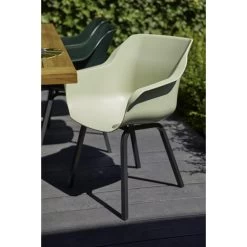 Hartman Sophie Element Dining Armstoel - French Green - 2 St. -Beroemde Tuinmeubel Winkel 1000096416 0103