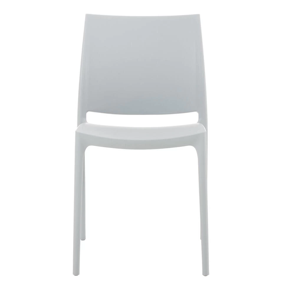 CLP Tuinstoel Maya Zilverkleurig 4 CLP Tuinstoel Maya Zilverkleurig - Afbeelding 2