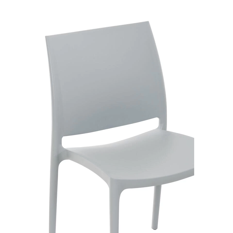 CLP Tuinstoel Maya Zilverkleurig 6 CLP Tuinstoel Maya Zilverkleurig - Afbeelding 4