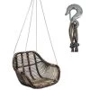 Van Der Leeden Rotan Hangstoel Fly Brown (L)66 X (B)65 X (H)49 Cm -Beroemde Tuinmeubel Winkel 1000098803