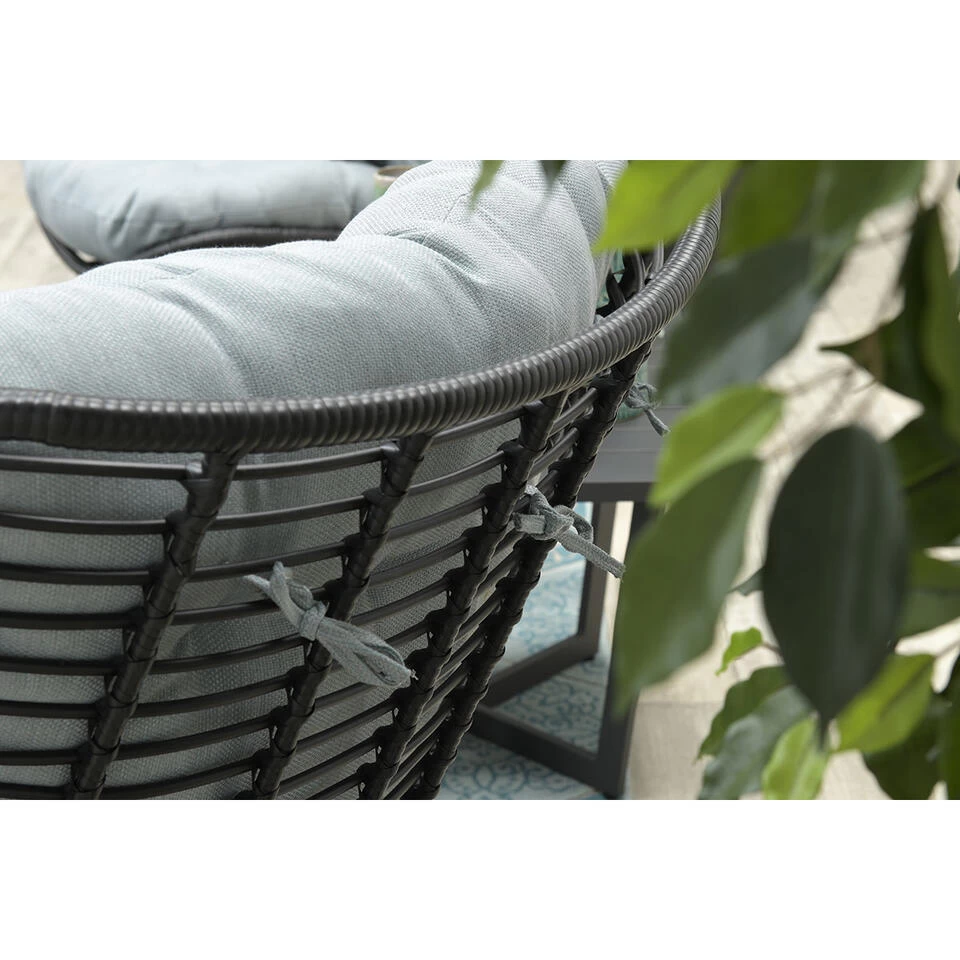 Garden Impressions Melfort Relax Loungestoel - Zwart 6 Garden Impressions Melfort Relax Loungestoel - Zwart - Afbeelding 4