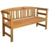 VidaXL Tuinbank 157 Cm Massief Acaciahout -Beroemde Tuinmeubel Winkel 1614383147