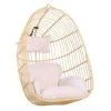 Beliani Hangstoel CASOLI - Beige Pe Rotan 1 Beliani Hangstoel CASOLI - Beige Pe Rotan -Beroemde Tuinmeubel Winkel 1821575995