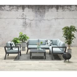 Garden Impressions San Luis Loungestoel - Mint Grijs 8 Garden Impressions San Luis Loungestoel - Mint Grijs -Beroemde Tuinmeubel Winkel 1945392173 0102