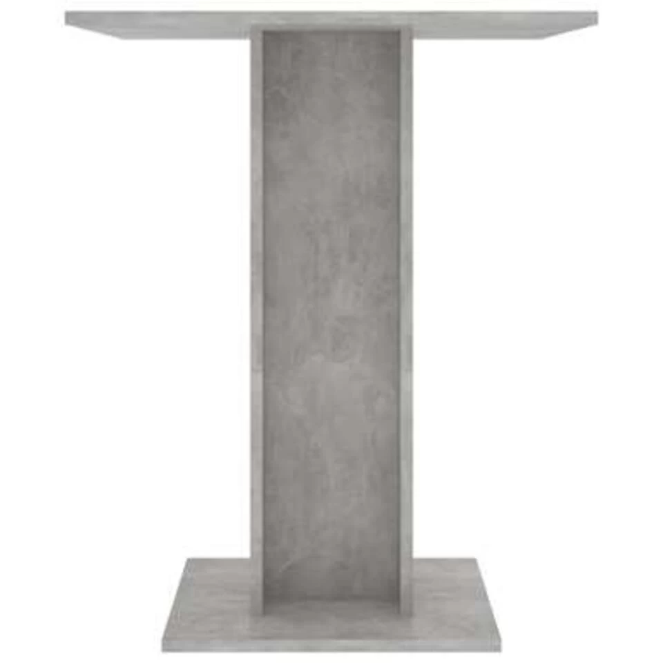 VidaXL Bistrotafel 60x60x75 Cm Spaanplaat Betongrijs 6 VidaXL Bistrotafel 60x60x75 Cm Spaanplaat Betongrijs - Afbeelding 4