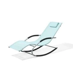 Beliani Tuinligstoel CARANO - Groen Staal, Textiel 9 Beliani Tuinligstoel CARANO - Groen Staal, Textiel -Beroemde Tuinmeubel Winkel 1d4f33968a4542058de685c16f345cdc