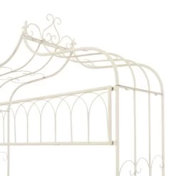 VidaXL Tuinbank 122 Cm Ijzer Antiekwit -Beroemde Tuinmeubel Winkel 212614a1a3bb4314a76d78995a901fd8