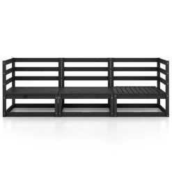 VidaXL Tuinbank 3-zits Massief Grenenhout Zwart 8 VidaXL Tuinbank 3-zits Massief Grenenhout Zwart -Beroemde Tuinmeubel Winkel 2655acd44e8c4c439b68eaa42eaf3fe8