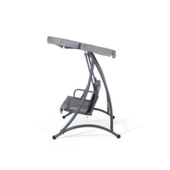 Beliani Schommelbank TEMPLE - Grijs Polyester -Beroemde Tuinmeubel Winkel 2971f8da568d4ff79c32d700b35c5e55