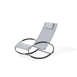 Beliani Tuinligstoel CAMPO - Grijs Polyester, Pvc -Beroemde Tuinmeubel Winkel 3c138f5a37144451a43a2b40e244ff91