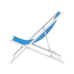 Beliani Tuinligstoel LOCRI II - Blauw Synthetisch Materiaal, Aluminium -Beroemde Tuinmeubel Winkel 47d0ca616dc34e2c910c2b8a2f6365f5