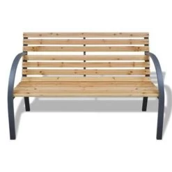 VidaXL Tuinbank 120 Cm Hout En Ijzer -Beroemde Tuinmeubel Winkel 47f66057cb4f4a7dafb405039566de99