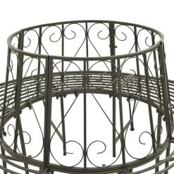 VidaXL Boombank 160 Cm Staal -Beroemde Tuinmeubel Winkel 4ac9d1821dc549a2b21547f992534b4e