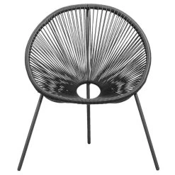 Loungestoel Formentera - Antraciet -Beroemde Tuinmeubel Winkel 50105124 0100