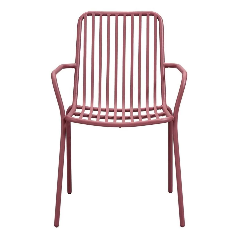 Stapelstoel Vence - Rood - 83x55x63 Cm 5 Stapelstoel Vence - Rood - 83x55x63 Cm - Afbeelding 3