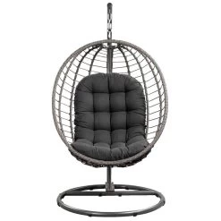 Hangstoel Lourdes - Antraciet - Ø105x190 Cm -Beroemde Tuinmeubel Winkel 50105169 0100