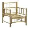 Loungestoel Tarifa Bamboe - Naturel - 82x66x75 Cm -Beroemde Tuinmeubel Winkel 50109005