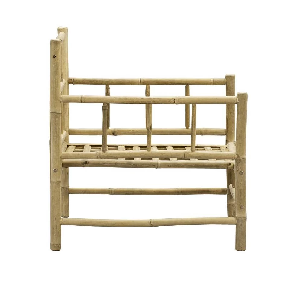 Loungestoel Tarifa Bamboe - Naturel - 82x66x75 Cm 6 Loungestoel Tarifa Bamboe - Naturel - 82x66x75 Cm - Afbeelding 4