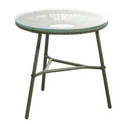 Bijzettafel Formentera - Olijfgroen - 50xØ50 Cm -Beroemde Tuinmeubel Winkel 50155167 0300