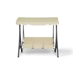 Beliani Schommelbank GARBO - Beige Polyester 9 Beliani Schommelbank GARBO - Beige Polyester -Beroemde Tuinmeubel Winkel 502bf623068d42478e7d8a93103e0fa9