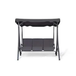 Beliani Schommelbank GARBO - Grijs Polyester -Beroemde Tuinmeubel Winkel 5febb92c9d444f0c82d8d2f70c931353