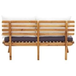 VidaXL Tuinbank Met Kussens 115 Cm Massief Acaciahout -Beroemde Tuinmeubel Winkel 6ca6be32d3bc4b7daf4e334386855916