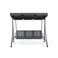 Beliani Schommelbank BOGART - Zwart Mesh -Beroemde Tuinmeubel Winkel 6e735f3942be48868b781dd86579332d