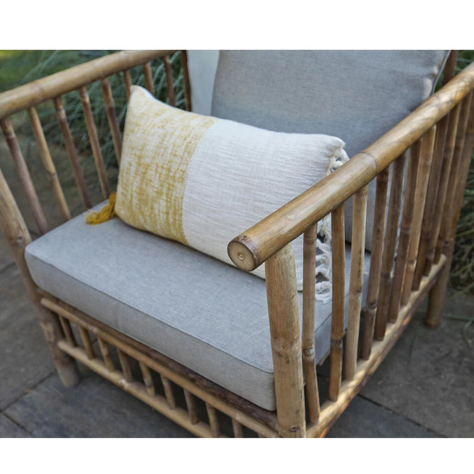 Exotan Bamboe Stoel - Bruin - 70x81x88 Cm 5 Exotan Bamboe Stoel - Bruin - 70x81x88 Cm - Afbeelding 3