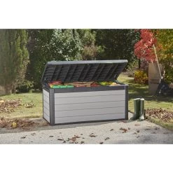 Keter Opbergbox Denali 570L - Grijs - 152x73x70 Cm -Beroemde Tuinmeubel Winkel 81019844 0002