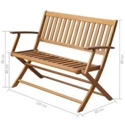 VidaXL Massief Acaciahouten Tuinbank Tuin Bank Bankje Terras Tuinmeubel -Beroemde Tuinmeubel Winkel 870a55e21a6f4ac183a4967d49a5cee1
