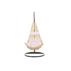 Beliani Hangstoel ATRI - Beige Pe Rotan 8 Beliani Hangstoel ATRI - Beige Pe Rotan -Beroemde Tuinmeubel Winkel 9414fd7cb5274210bb095e53b2678447