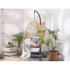 Beliani Hangstoel CASOLI - Natuurlijk Pe Rotan 7 Beliani Hangstoel CASOLI - Natuurlijk Pe Rotan -Beroemde Tuinmeubel Winkel 9797c668c8664f43b44e96a4f5961579