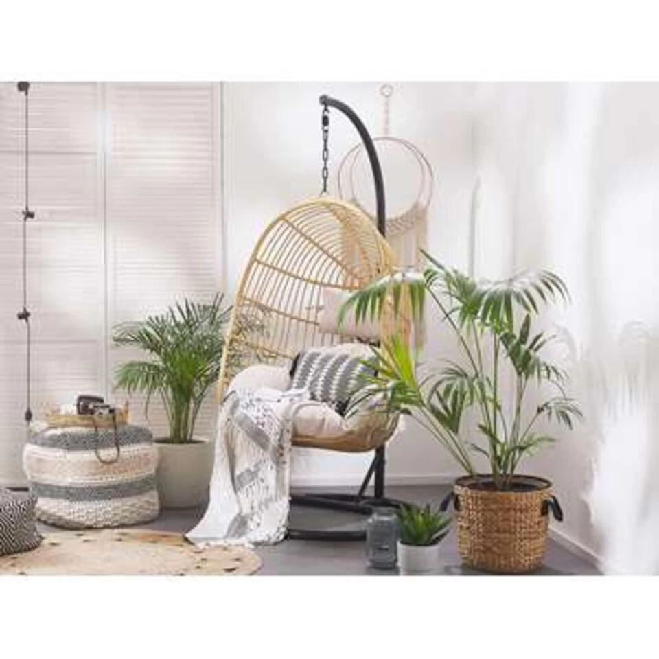 Beliani Hangstoel CASOLI - Natuurlijk Pe Rotan 4 Beliani Hangstoel CASOLI - Natuurlijk Pe Rotan - Afbeelding 2