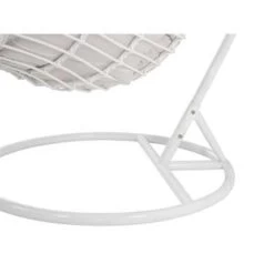 Beliani Hangstoel FANO - Wit Pe Rotan -Beroemde Tuinmeubel Winkel 9ffe2cec9c4e4178835dddae0b31b84d