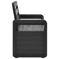 VidaXL Tuinopbergbank 132,5 Cm Kunststof Antraciet -Beroemde Tuinmeubel Winkel a09526dcf19e49548377d33d48c1ee72