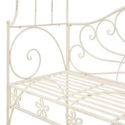 VidaXL Tuinbank 122 Cm Ijzer Antiekwit -Beroemde Tuinmeubel Winkel a73759878cdd4adba37682b2df7f20fe