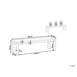 Beliani Tuinbank OSTUNI - Grijs Vezelcement -Beroemde Tuinmeubel Winkel bb46bcbc6f404ba7a862ee7fb9b3f0a8