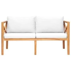 VidaXL Tuinbank Met Crèmekleurige Kussens Massief Teakhout 7 VidaXL Tuinbank Met Crèmekleurige Kussens Massief Teakhout -Beroemde Tuinmeubel Winkel bd11b3a64d694b3eabf3e49df8346d18